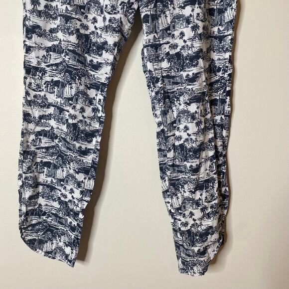 MARINE LAYER Allison Toile Print Pull-On Lightweight Pants Size XL - Picture 3 of 9